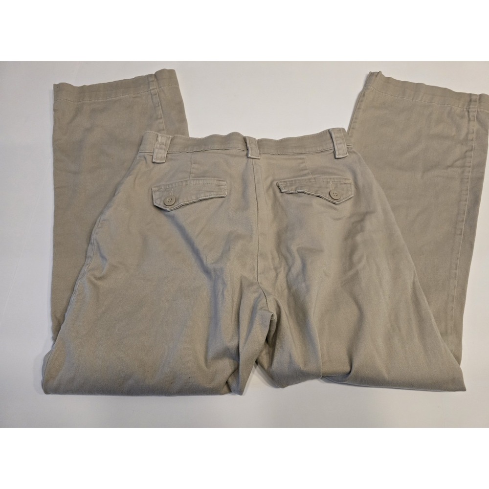 Lee Comfort Waistband Stretch Khaki Beige Pants Size 6P Straight - Picture 4 of 7